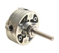 Zeroupshop Z011 Professional Metal Drill Chuck Set with Three-Jaw and Four-Jaw Design Zinc Alloy Manual Lathe Chuck with Connecting Rod for Electric Drill Workshop Equipment(A)