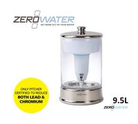 ZeroWater 40-Cup / 9.5L Glass Water Filter Dispenser