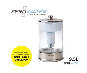 ZeroWater 40-Cup / 9.5L Glass Water Filter Dispenser
