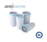 ZeroWater Replacement Water Filter Cartridges - 4 x Filter