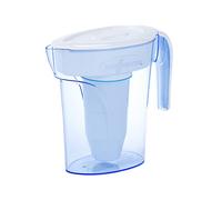 ZeroWater ZP-006-4, 6 Cup Water Filter Pitcher with Water Quality Meter,White and Blue
