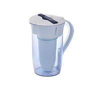 ZeroWater ZR-0810-4, 10 Cup Round Water Filter Pitcher with Water Quality Meter, White