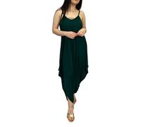 Zerox World Womens Hareems V Neck Harems Dress All in One Jumpsuit Romper Ladies Plus Size
