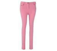 Zerox World Women's High-Waisted Stretch Skinny Jeggings Plain Denim Leggings with Pockets, Slim Fit Jeans Trousers for Ladies and Girls Sizes 8 to 22 (UK, Numeric, 22, Plus, Regular, Baby Pink)