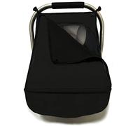 ZERTAO 3-in-1 Baby Car-Seat Cover - Privacy Carseat Canopy Black,Bug Nets,Sun Shade Protection for Newborn Infants Baby Stroller Carrier Covers