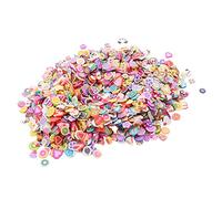 Zerthaus 2000 Pieces 3D Fruit Flower Clay Slices for Slime, DIY Crafts, Nail Art Decorations