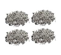 Zerthaus 400Pcs Guitar Pickguard Screws for Strat/Tele Electric Guitar Bass Silver
