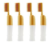 Zerthaus 4X Hair Dyeing Comb Hair Dyeing Brush with Bottle DIY Combing Salon Dyeing Baking Oil Brush Hair Dye Tool