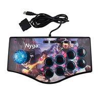 Zerthaus Retro Arcade Game Rocker Controller Usb Joystick For Ps2//Pc/Android Smart Tv Built-In Vibrator Eight Direction Joystick(No.A)