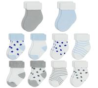 ZERULETS Baby Boys Girls Socks Newborn Thick Terry Warm Socks 10 Pairs Toddler Winter Cute Cotton Ankle Crew Socks for 0-6 Months