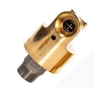 ZERVA HD25 DN25 1 Inch Rotating Joint, 360 Rotary Joint Water Air Oil Swivel Coupling Universal Connector Brass Rotation Union (Color : Right thread, Size : 1 inch)