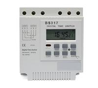ZERVA Three phase 400V programmable electronic timer timer, with 16 times on/off per day time set range 1min-168H