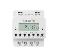 ZERVA Timer 220V 60A-100A, Digital Timer Switch Relay, Weekly 7 Days Electronic Programmable Timer (Size : 60A)