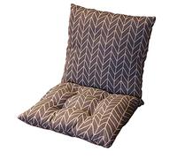 Zerxi Thick Printed Chair Cushion 40 x 80 cm Square Seat Pad Back Cushion One-piece Style Seat Mat 16 x 32 Inch Separable Soft Breathable for Office Dining Classroom Garden Outdoor (Stripe #2)