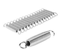 zeryor 15/30/45 Pcs Heavy-Duty Galvanised 5.5-inch Trampoline Springs - Metal Rust-Proof Fitness Trampoline Replacement Springs for 8ft, 10ft, 12ft, 14ft, 15ft, 16ft Trampolines (30PCS)