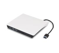 zeryor 3.0 External DVD Drive Portable USB DVD CD RW Writer Reader CD-RW/DVD-RW Player Burner Compatible for Windows Laptop (White)