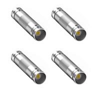 Zescyha 4 PCS BNC Female to Female Coupler, Extension Connector Adapter for CCTV Camera Video SDI/BNC Cable Joiner, Copper Signal Reliability Ideal for Video Surveillance HF Radio Antenna, Silver