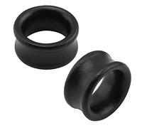 ZeSen Jewelry Natural Organic Wood Ear Flesh Tunnel Black 8 mm Expanding Kit for Men and Women, Wood, without stone
