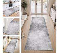 ZESEWU Carpet Runner Hallway Indoor Entryway Rug Non-Slip Area Rugs Washable Durable Grey 3D Carpets Kitchenrug 40X120CM Corridor Runner Rugs Modern Living Room Bedroom Home Office Floor Mats