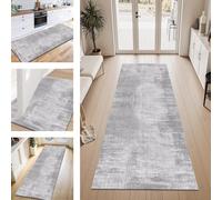 ZESEWU Carpet Runner Hallway Indoor Entryway Rug Non-Slip Area Rugs Washable Durable Light Grey Carpets Kitchenrug 40X120CM Corridor Runner Rugs Modern Living Room Bedroom Home Office Floor Mats