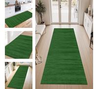 ZESEWU Carpet Runner Hallway Runner Rug Non-Slip Area Rugs Washable Durable Floor Rug Green 60X150CM Entryway Corridor Runner Rugs for Living Room Bedroom Home Office Kitchen Modern Indoor Floor Mats