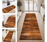 ZESEWU Carpet Runner Hallway Runner Rug Non-Slip Area Rugs Washable Durable Floor Rug Orange 60X90CM Entryway Corridor Runner Rugs for Living Room Bedroom Home Office Kitchen Modern Indoor Floor Mats