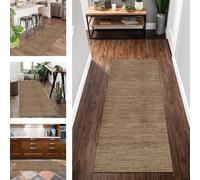 ZESEWU Runner Rug for Hallway Brown 3D Long Kitchen Rug non slip washable Runner Doormat 80X150CM Area Carpet Runner Hallway Living Room Bedroom anti slip Indoor Entryway Mats Width 40cm- 120cm