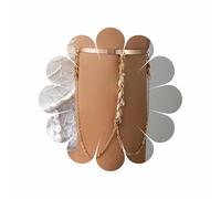 Zeshimb Gold Upper Arm Cuff Bracelet Layered Tassel Cuff Bangle Adjustable Open Arm Cuff Vintage Multi Leaf Arm Chain African Armlet Armband Jewelry for Women, One Size, Metal, No Gemstone