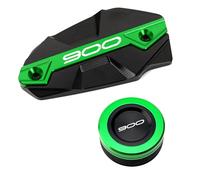 ZESIDIMO For Kawasaki Z900 Z 900 2017-2024 2023 Motorcycle Accessories Front Rear Fluid Reservoir Cover Brake Cover (Green)