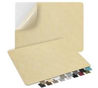 ZESION 2Pcs Self-Adhesive Linen Fabric Patches, Quick Repair for Sofas, Tents, Car Seats/8" x 11", Light Beige