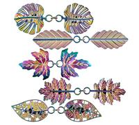 ZESION Vintage Shirt Clips Dress Cinch Clips Cape Sweater Cardigan Shawl Clips Cloak Clips for Women Clips - 4Pc, Stainless Steel, no gemstone