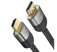 Zeskit Maya 8K 48Gbps Certified Ultra High Speed HDMI Cable 1.5ft, 4K120 8K60 144Hz eARC HDR HDCP 2.2 2.3 Compatible with Dolby Vision Apple TV 4K Roku Sony LG Samsung Xbox Series X RTX 3080 PS4 PS5