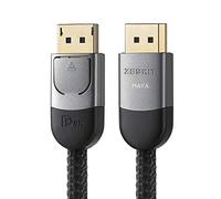 Zeskit Maya Certified DP 1.4 Cable, 4K 120Hz 8K 60Hz 1440p 144Hz 240Hz HDR 32.4Gpbs HBR3 (6.5ft, Braided Jacket)
