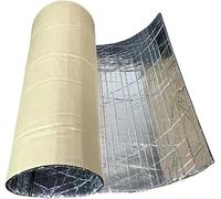 ZESLIV Car sound proofing deadening 50x100cm (10mm thick) Alubutyl Sound Insulation proofing Deadener Mat