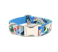 ZESLIV Cute Printed Buckle Pet Engravable Collar for medium-sized Dog Cat