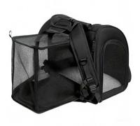 ZESLIV Expandable Backpack Small Dog Cat Portable Car Travel Bag