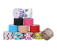 ZESLIV Kinesiology Tape Professional 5 Meter Waterproof & Extra Sticky Elastic Muscle Support Tape for Exercise, Muscle Recovery
