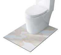 ZESLIV Toilet Mat U-Shaped Non-Slip 60x90cm Toilet Pedestal Mats Bathroom Mat Bath Rug for Floor Tub Shower Bathroom, Machine Washable