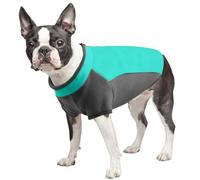 ZESLIV Warm Dog Jumper Fleece Lining Winter Vest Dog Coat Dog Sweatshirt Fleece Vest for Small Medium Large Dogs, Green