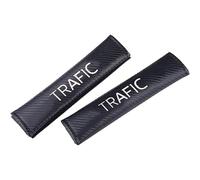 ZESON 2 Pieces Auto Soft Safety Shoulder Pads Strap Styling Interior Protection Accessories, for Renault Trafic Automotive Interior,A