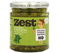 Zest Coriander and Basil Pesto 165 g (Pack of 6)