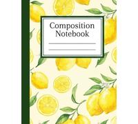 Zest for Life: A Mediterranean Lemon Pattern Journal - 110-Page Aesthetic Citrus Notebook for Daily Goal Tracking, Creative Writing, and Bright Ideas