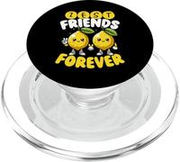 Zest Friends Forever Cute Lemon Pun Best Friends PopSockets PopGrip for MagSafe
