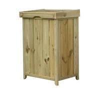 Zest Keep Safe Parcel Store - Secure Outdoor Parcel Box - Secure Internet Delivery Drop Box - Solid Pressure-Treated PEFC-Certified Wood - 0.58 m (W) x 0.44 m (D) x 0.84 m (H)
