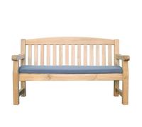 Zest Package - Emily 3 Seater Bench And Pad - Dark Grey