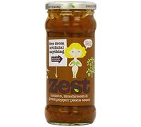 Zest Tomato Mushroom & Green Pepper Pasta Sauce 340g-4 Pack