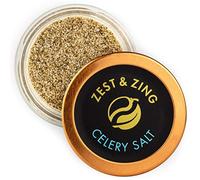 Zest & Zing Celery Salt (Ground), 45g Spice Jar - Premium Salts By Zest & ZING. Fresher, Convenient, Stackable Spice Jars.