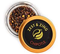 Zest & Zing Chipotle Chilli (Flakes), 20g Spice Jar - Premium Chillis by ZEST & ZING. Fresher, Convenient, Stackable Spice Jars., 2005