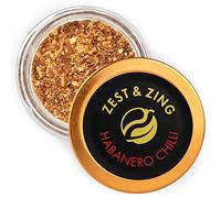 Zest & Zing Habanero Chilli (Flakes), 20g Spice Jar - Premium Chillis by ZEST & ZING; Fresher, Convenient, Stackable Spice Jars