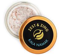 Zest & Zing Kala Namak Black Salt (Ground), 50g Spice Jar - Premium Salts By ZEST & ZING. Fresher, Convenient, Stackable Spice Jars.
